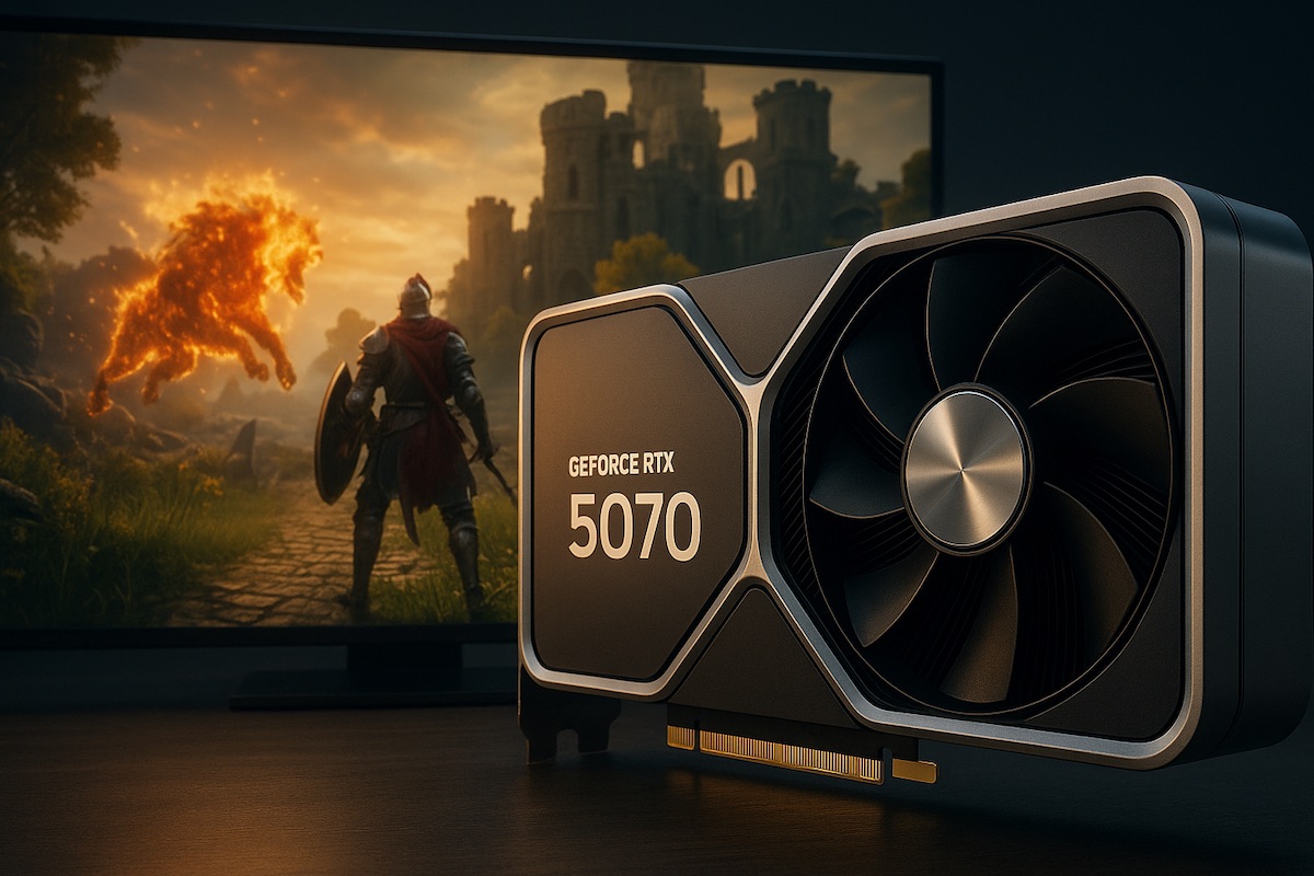 Видеокарта RTX 5070 в играх