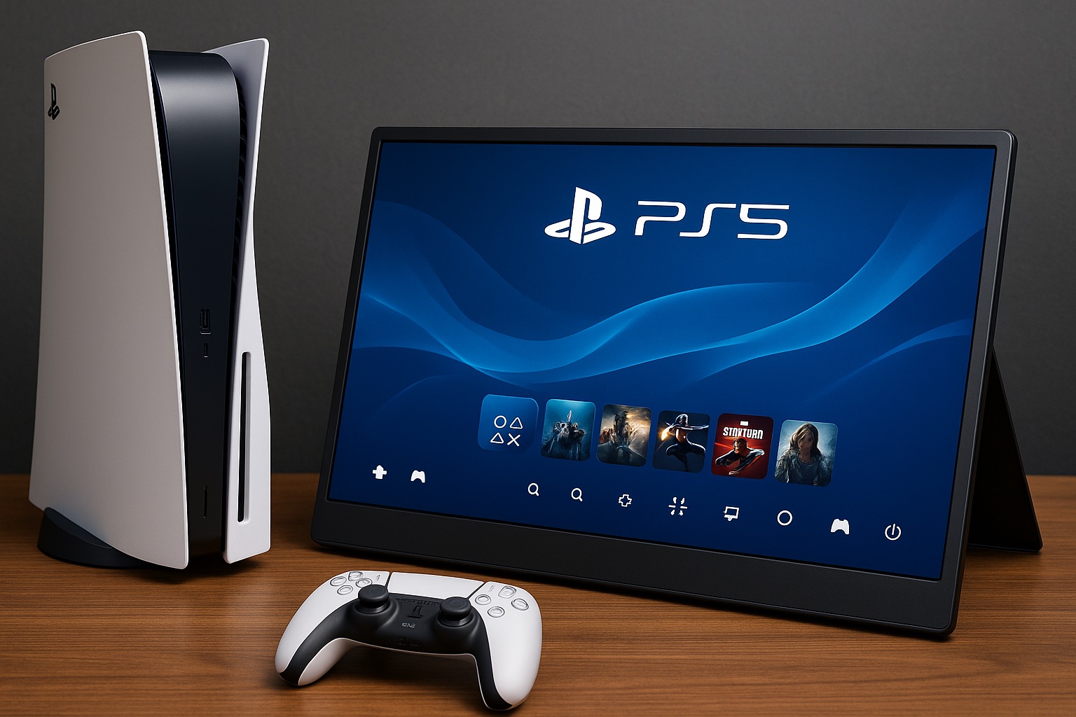 Портативний монітор з великим екраном для PlayStation 5